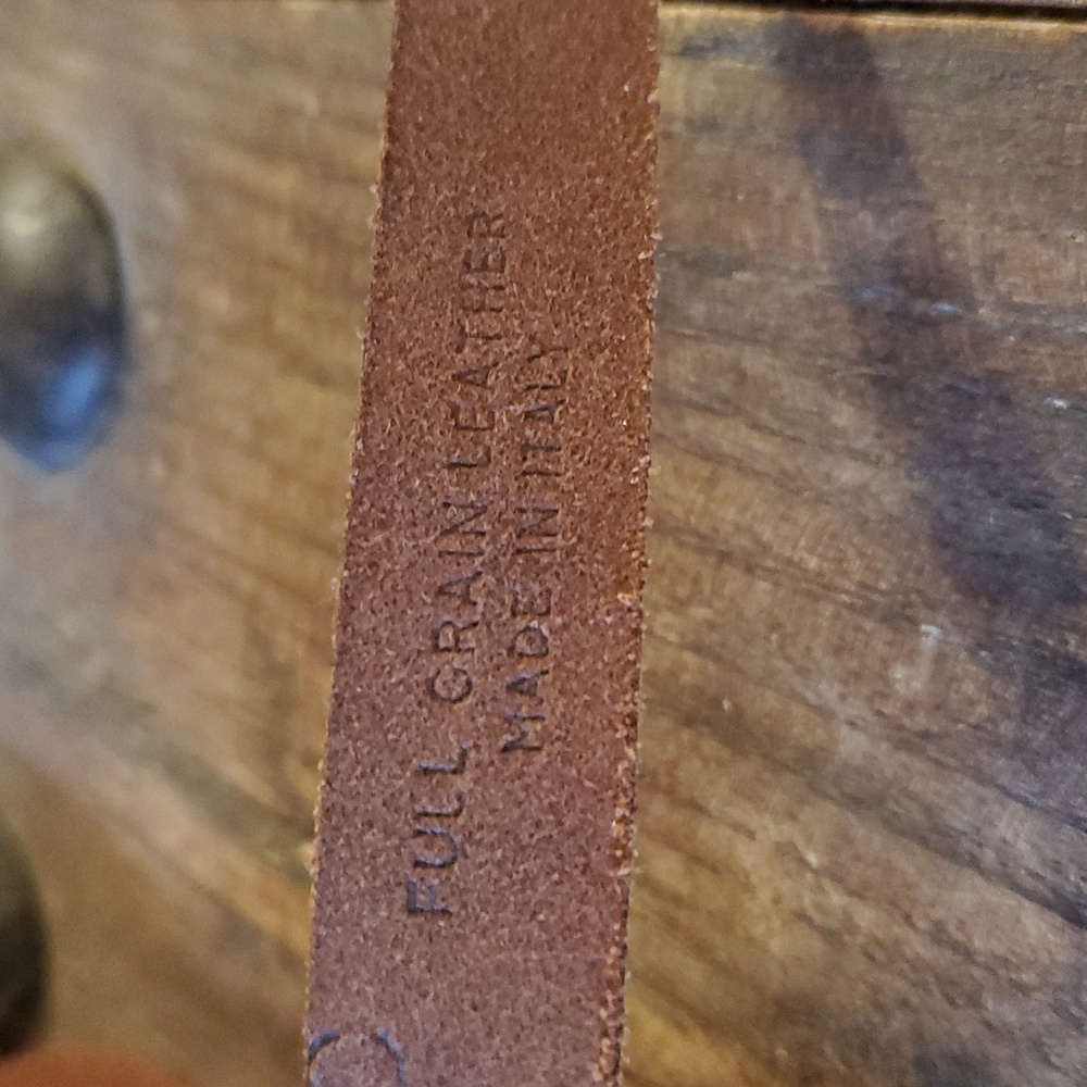 Banana Republic Safari &Travel Clothing Brown Leather Western Belt - Picture 6 of 8